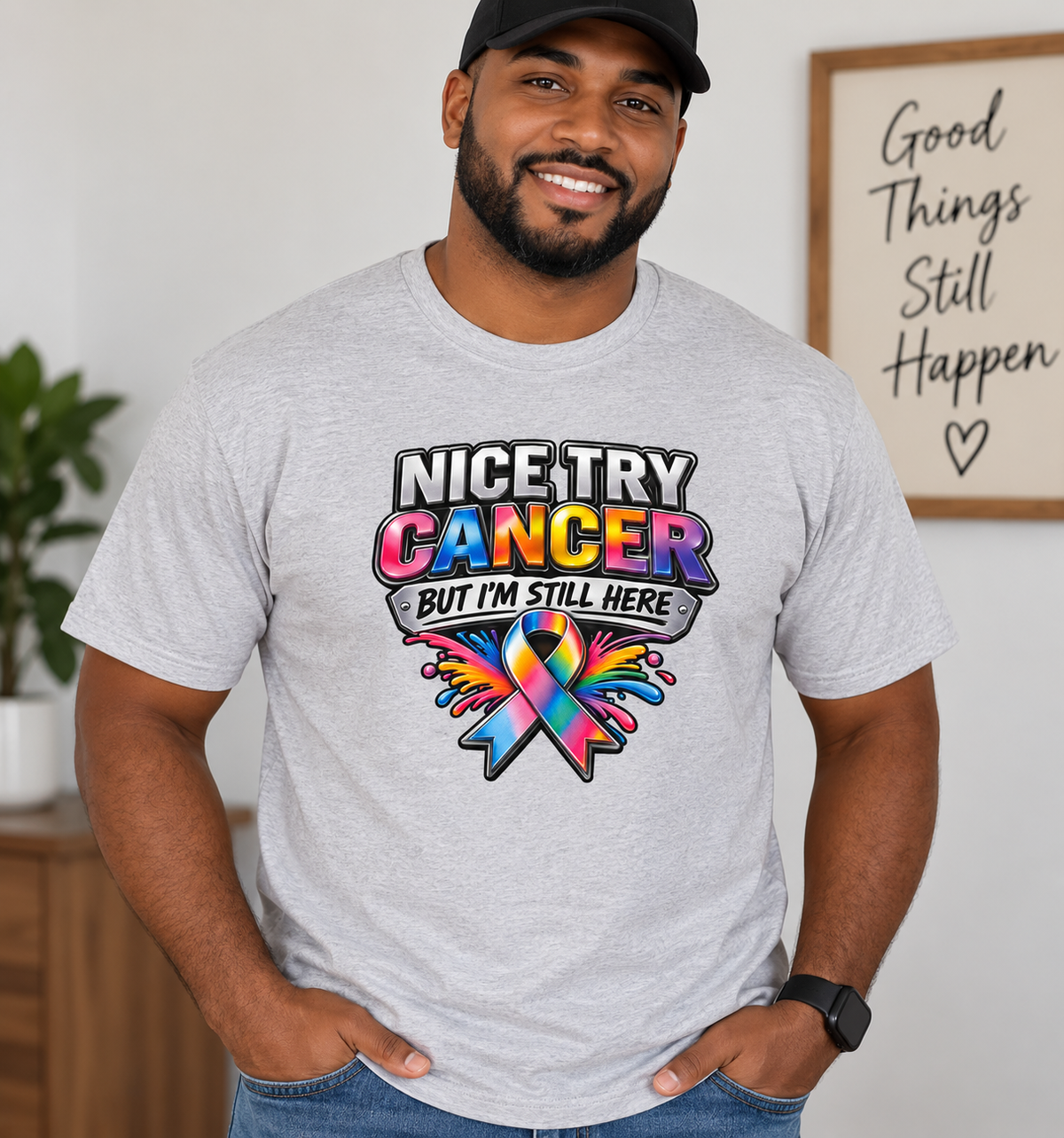 Nice Try Cancer Tee