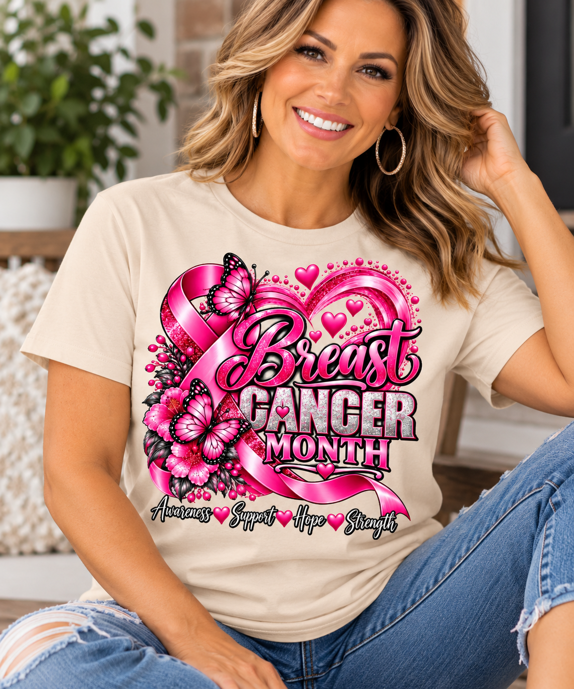 Breast Cancer month tee