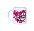 Pink N.E.D. mug